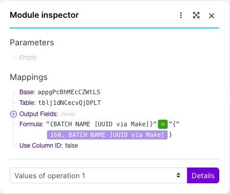 Make.com Airtable 'Search Records' module filtering challenge