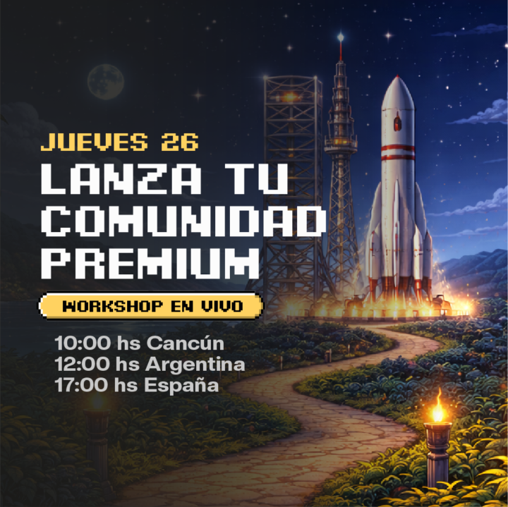 🔴 GRABACIÓN WORKSHOP | Lanza tu comunidad premium