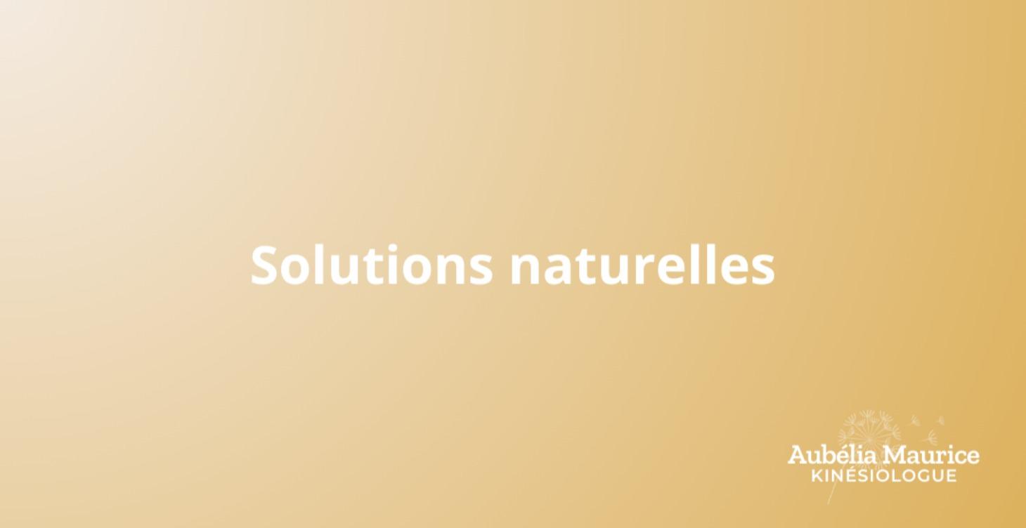 Solutions Naturelles