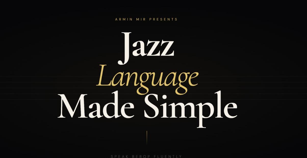 Jazz Language Simplified