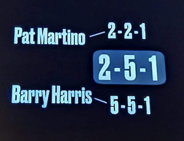 Barry Harris and Pat Martino view of ii V I