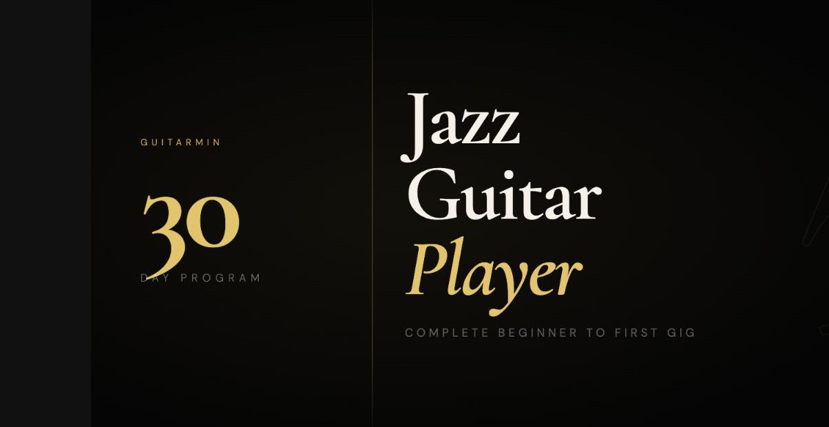 30 Day Jazz Guitar Player