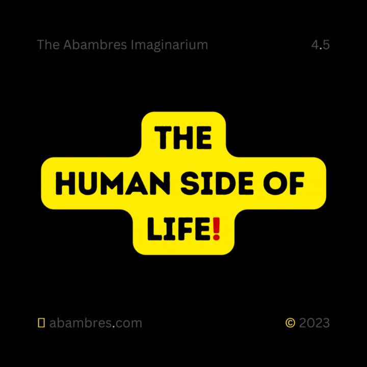 The Human Side of Life! 🤍