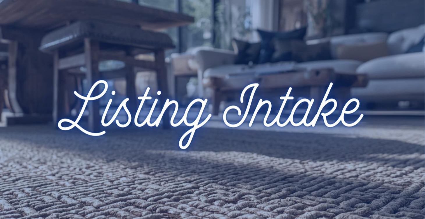 Listing Intake & Disclosures