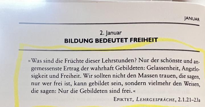 Routine wichtig