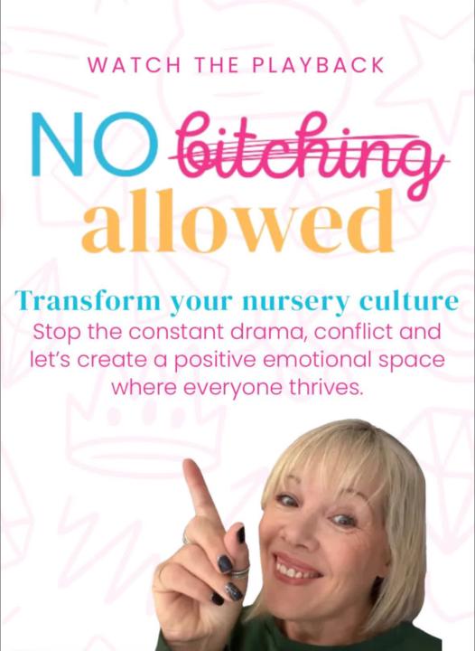 No Bitching allowed 