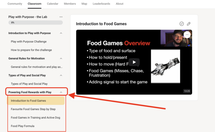 Food Play Module is up LIVE in the classroom 🤓