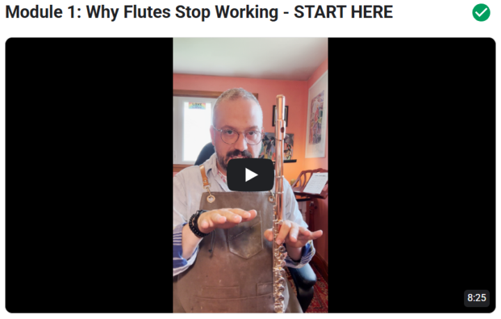 Want to see "Why Flutes Stop Working?"