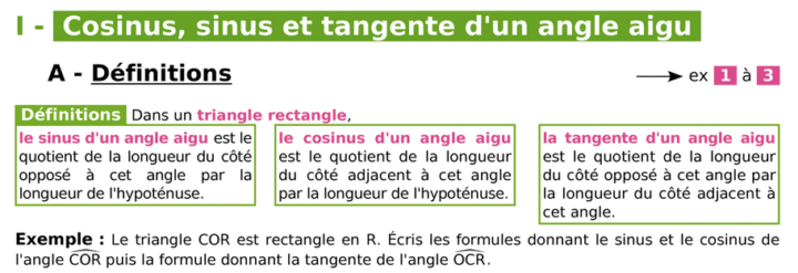 BREVET LIGUE (Saison 1 J -14) Trigonométrie exemple 1