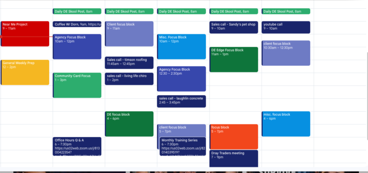 Stop Saying You're Busy. Start Blocking Your Calendar.