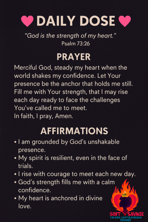 🌸 DAILY DOSE — Strength & Steadiness 🌸