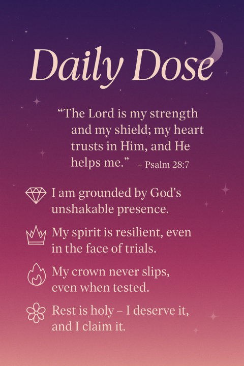 ❤️ Daily Dose – Anchored in Strength