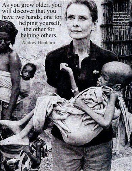 You Have Two Hands, One For Helping Yourself, The Other For Helping Others.