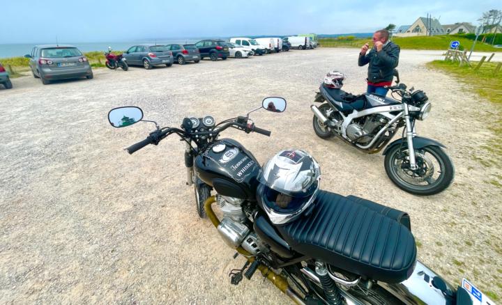 Motorcycling Monk Today 🏍️😊