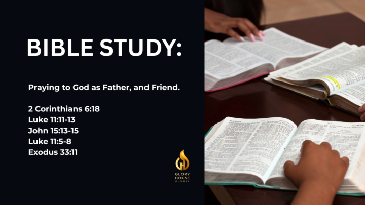 Bible study link is live!