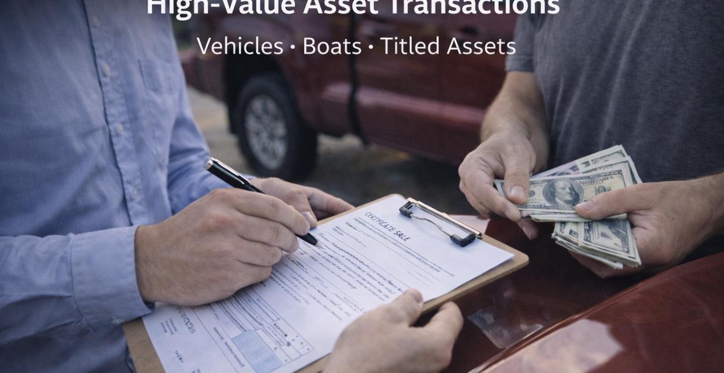 High-Value Asset Transactions