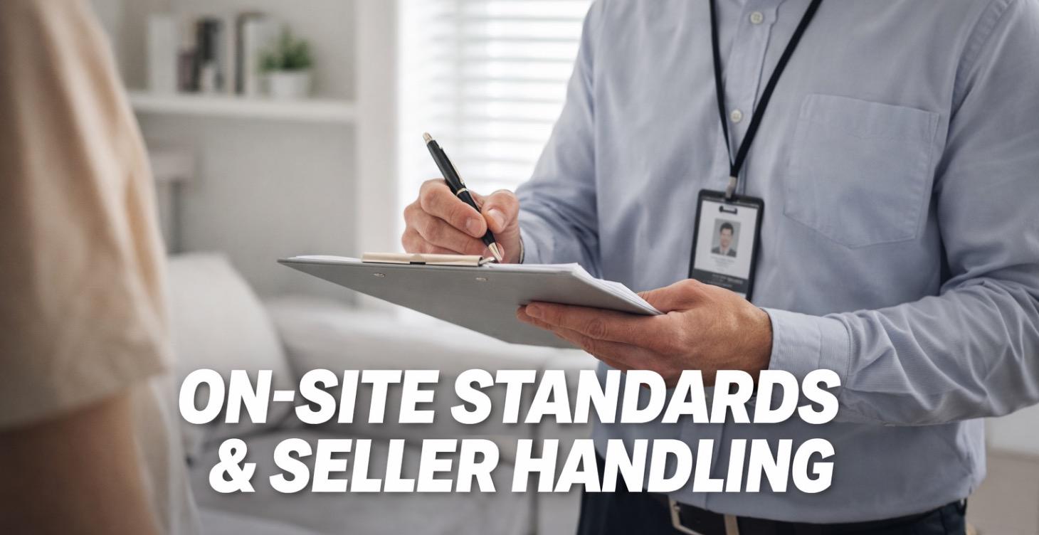 On-Site Standards & Seller Handling