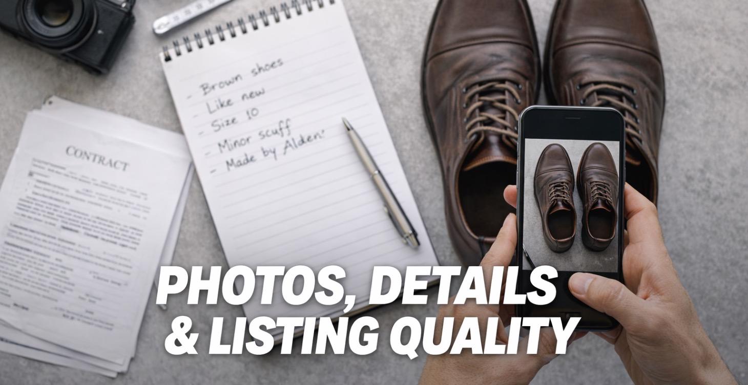 PHOTOS, DETAILS & LISTING QUALITY
