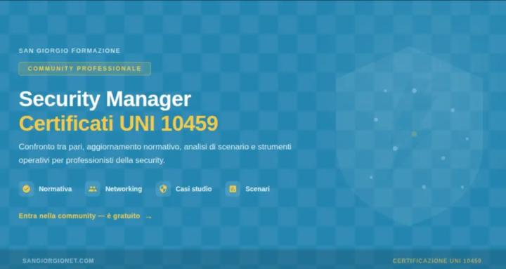 Community Security Manager