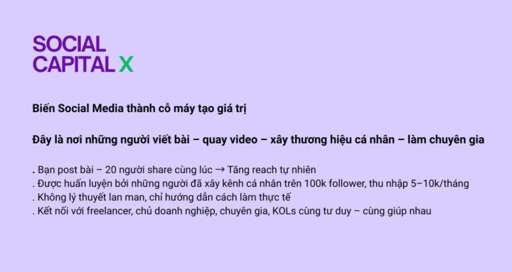 Social Capital X (Free)