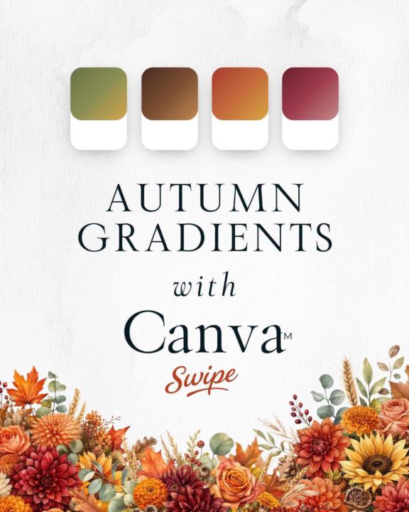 Autumn Gradients With Canva 