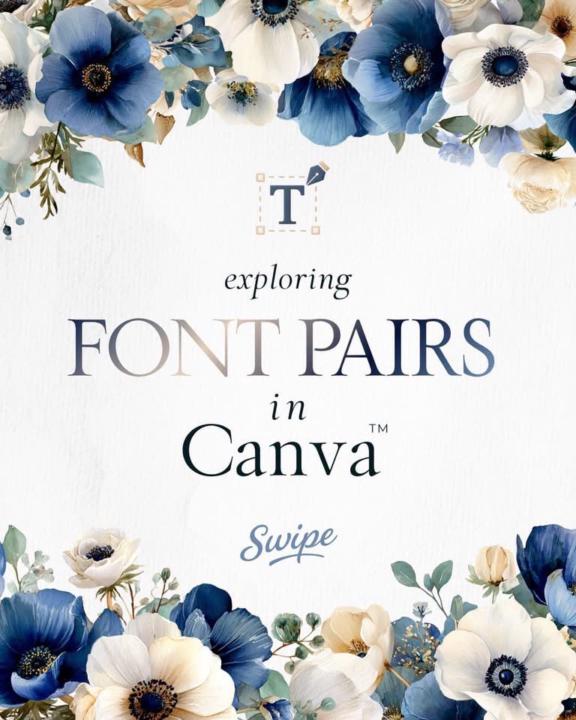 Font Pairs in Canva 🪷