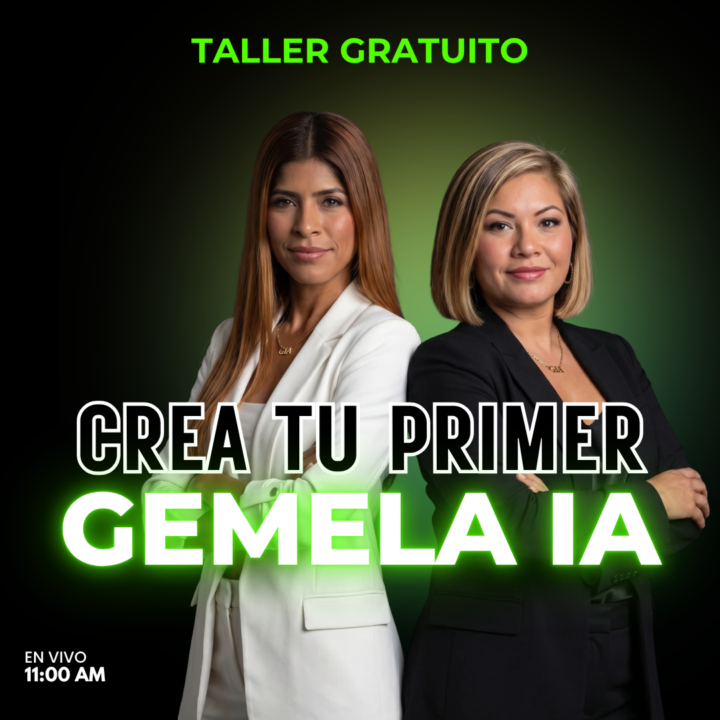 ‼️Taller Crea tu primer Gemela IA