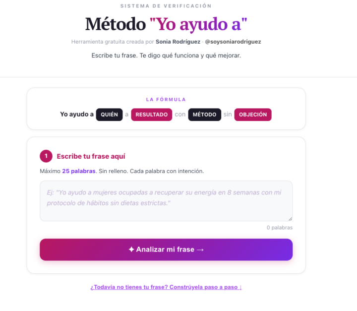 Prueba gratis aquí tu "Yo ayudo a"