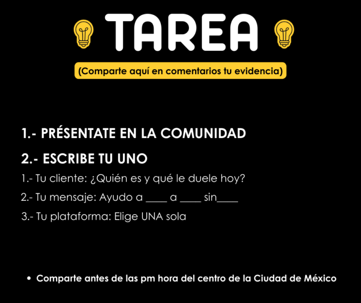 TAREA: DÍA 1 