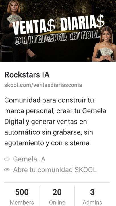 ‼️ Ya somos 500 en la comunidad 🙏