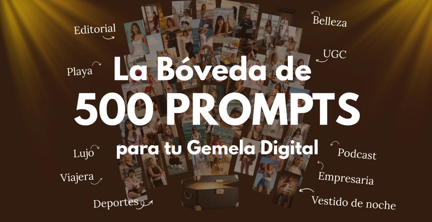📸 La Bóveda de 500 Prompts para tu Gemela Digital