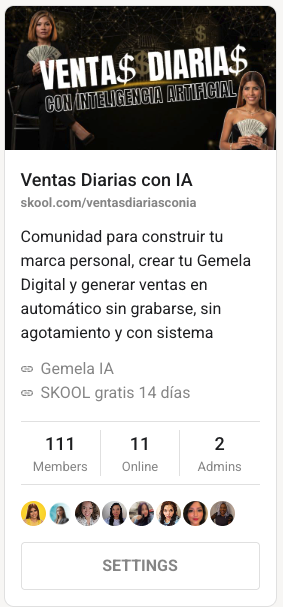 Ya somos 111 y 11 conectadas! 