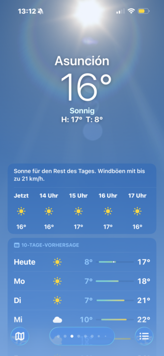 Langsam kommt der Winter. Am 20. Juni ist Winteranfang. 