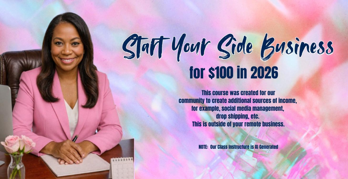 Start Your Side Business in 2026 for $100