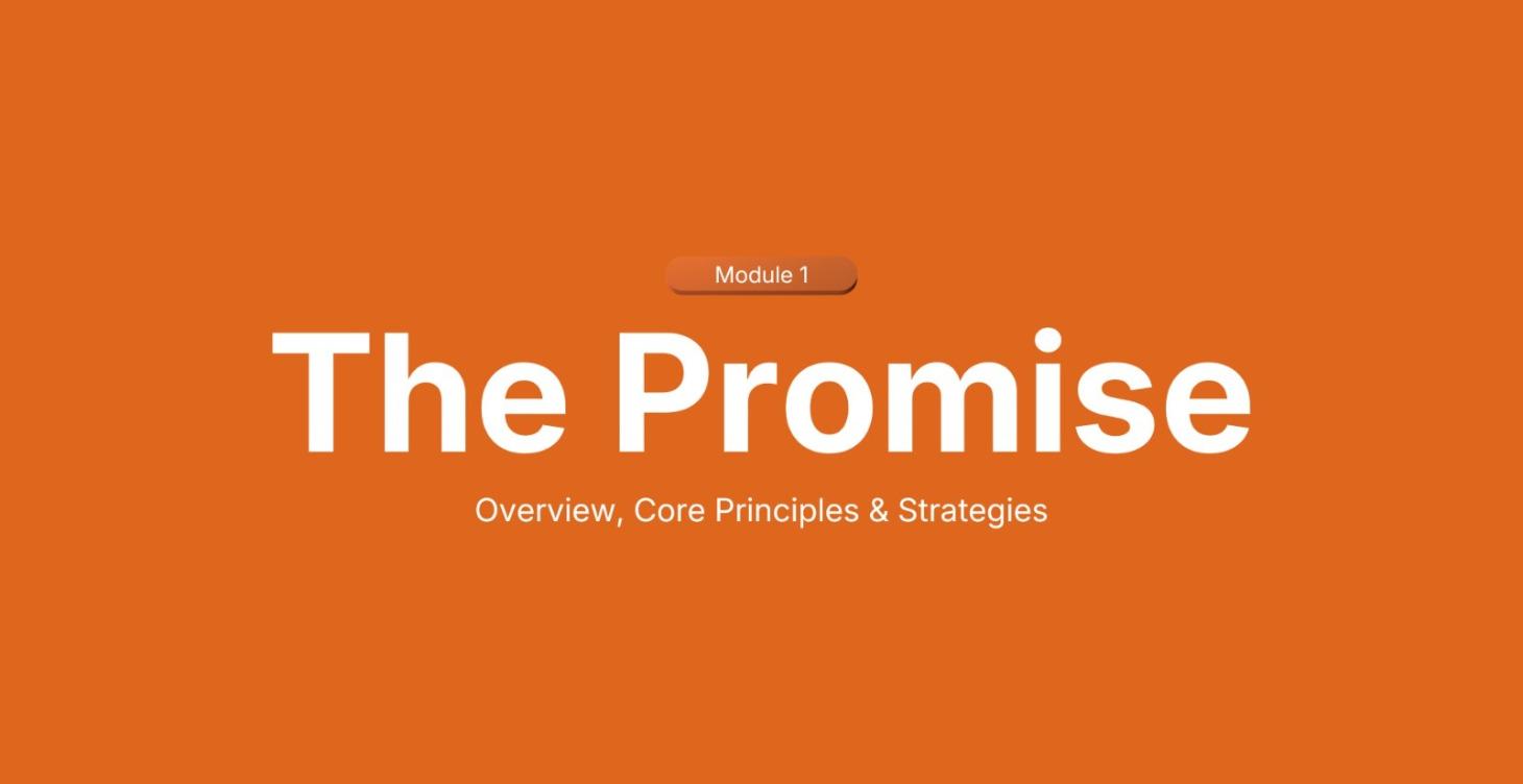 Start Here: The Promise