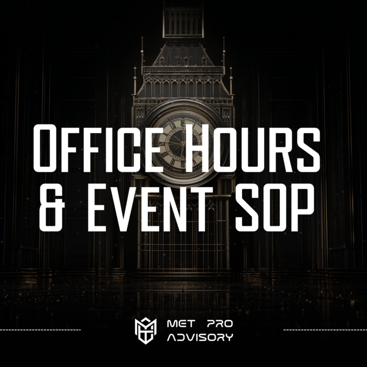 Office Hours & Event SOP