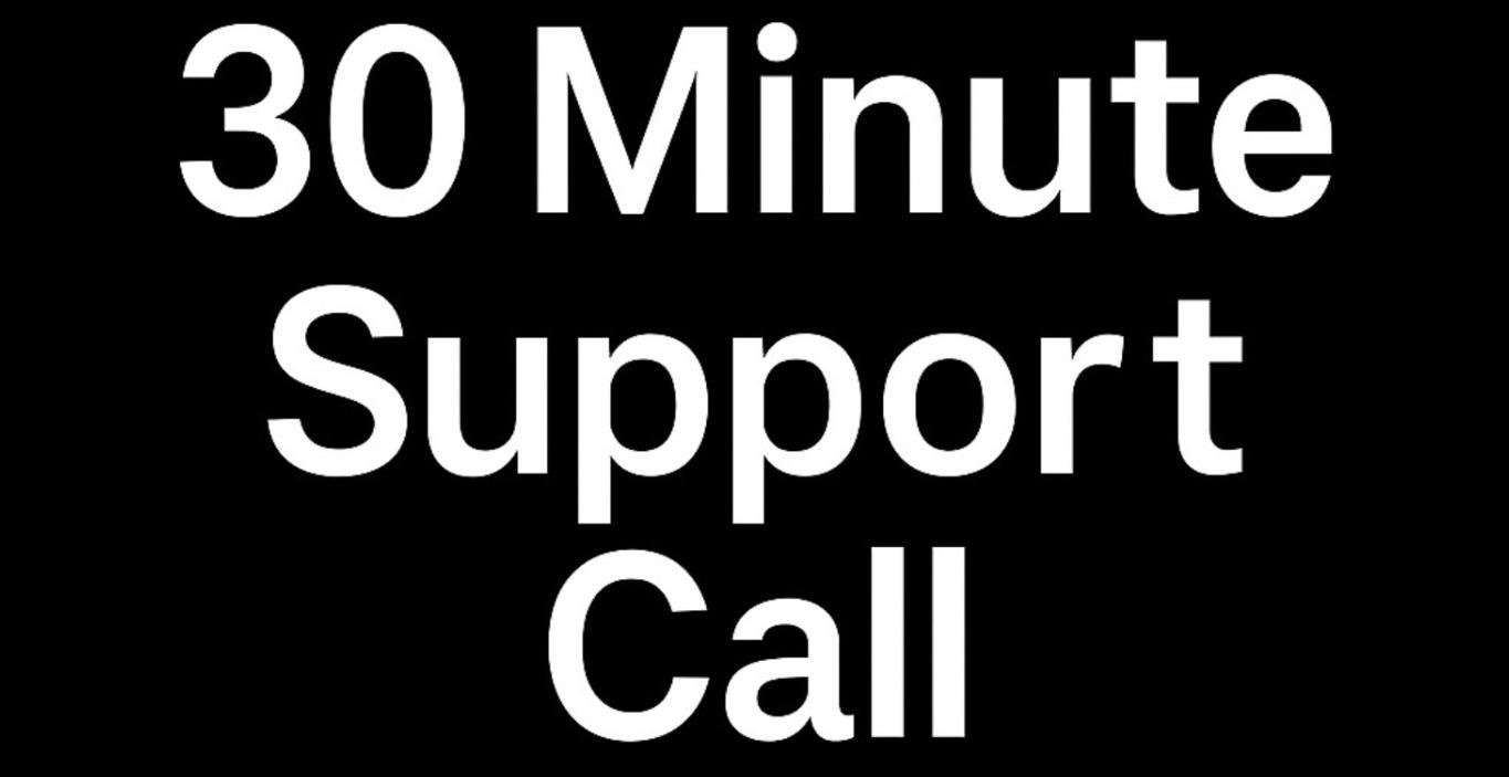 Support Call - 30 Minutes