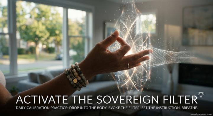 💎 The Sovereign Filter: Moving from Shielding to Frequency Calibration