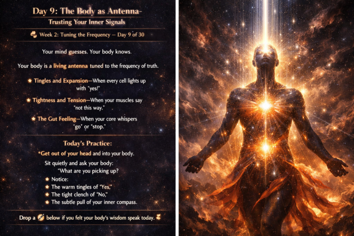 Day 9: The Body as Antenna — Somatic Cues for Aligned Manifestation