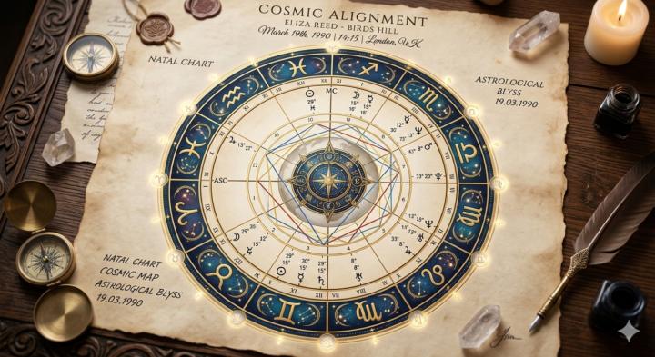 【秘學占卜】星盤中的宮位與行星🌠