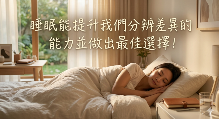 【睡眠調理】與讓身體休息相比，睡眠與大腦的關聯其實更深？不要踏入做事效率低的惡性循環！
