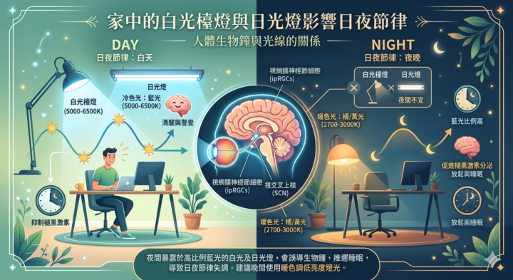 【睡眠調理】多數人家中的燈，都會讓睡眠出問題？
