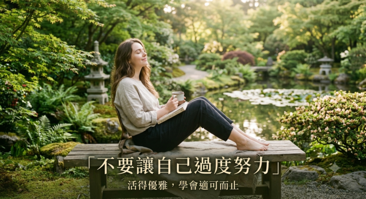 【心理辨析】休息，不代表需要有罪惡感。你也過度努力了嗎？