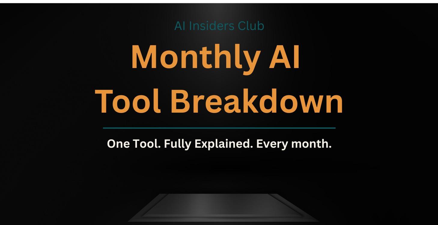 Monthly AI Tool Breakdown