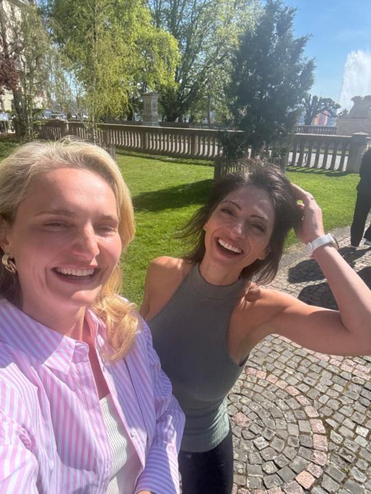 Christiane and Nadine