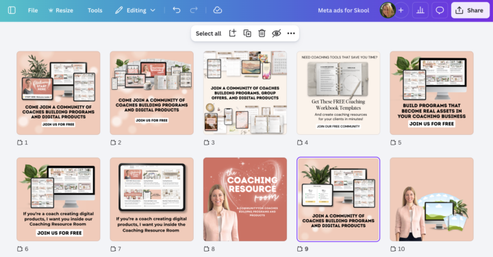 Do any of you run ads?