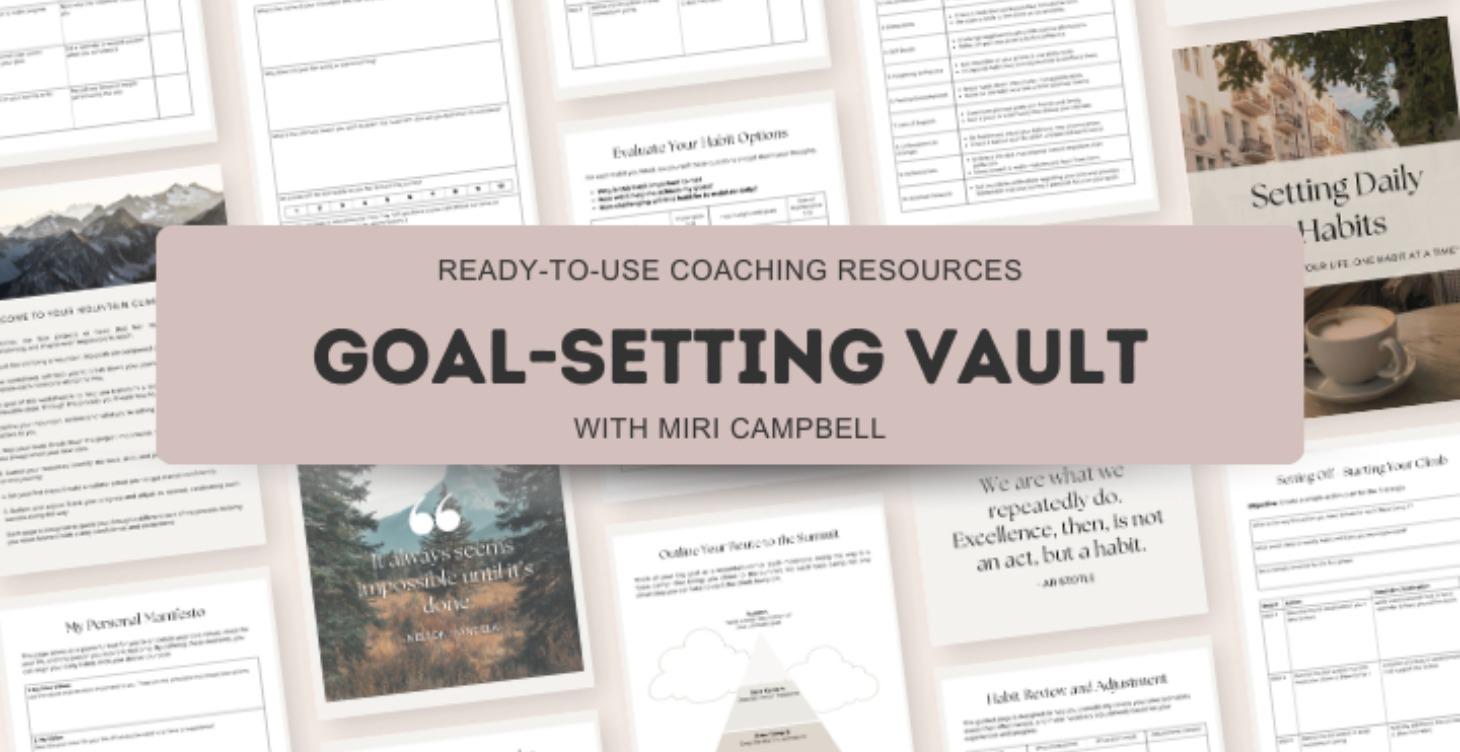 Goal Setting Vault
