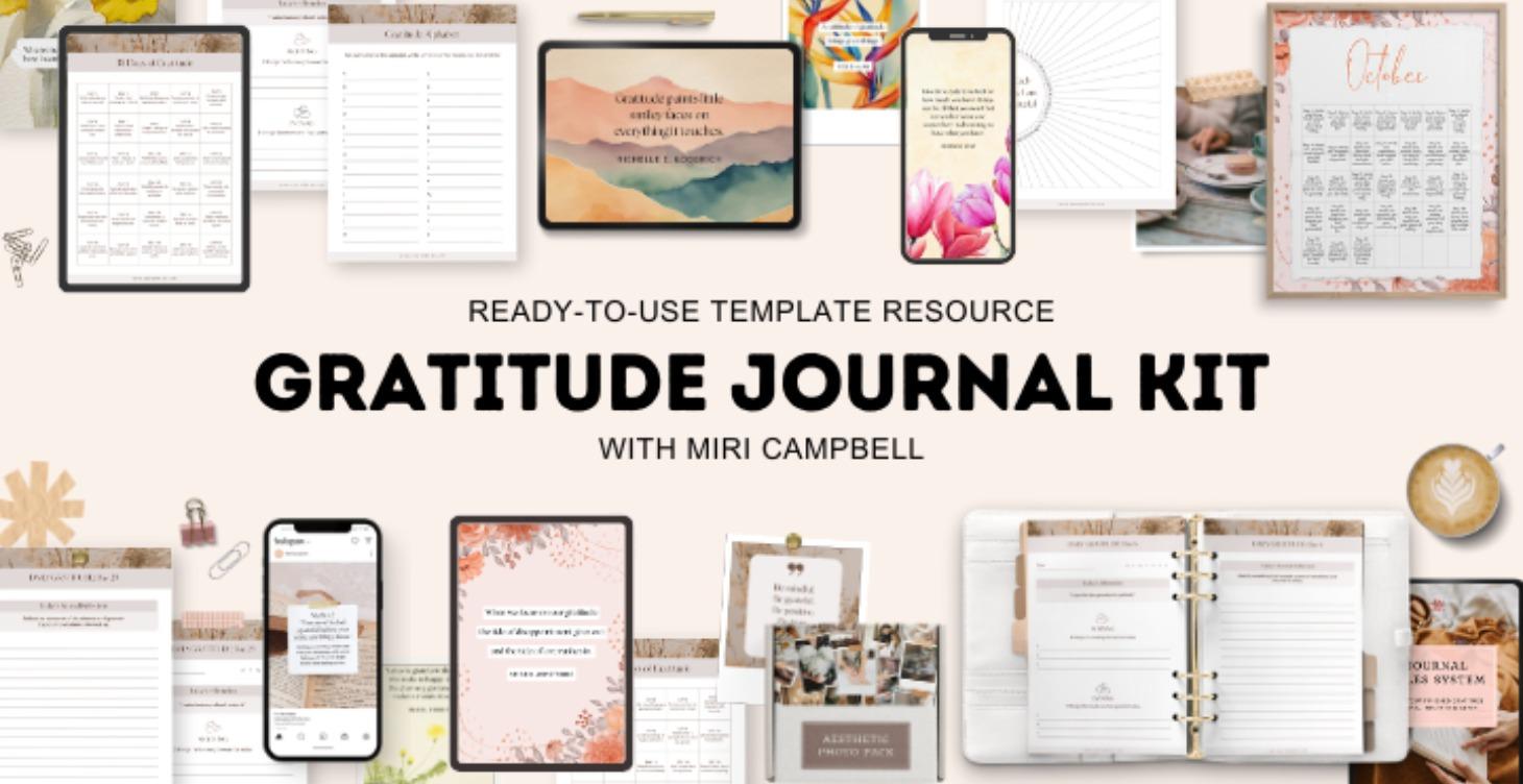 Gratitude Journal Kit