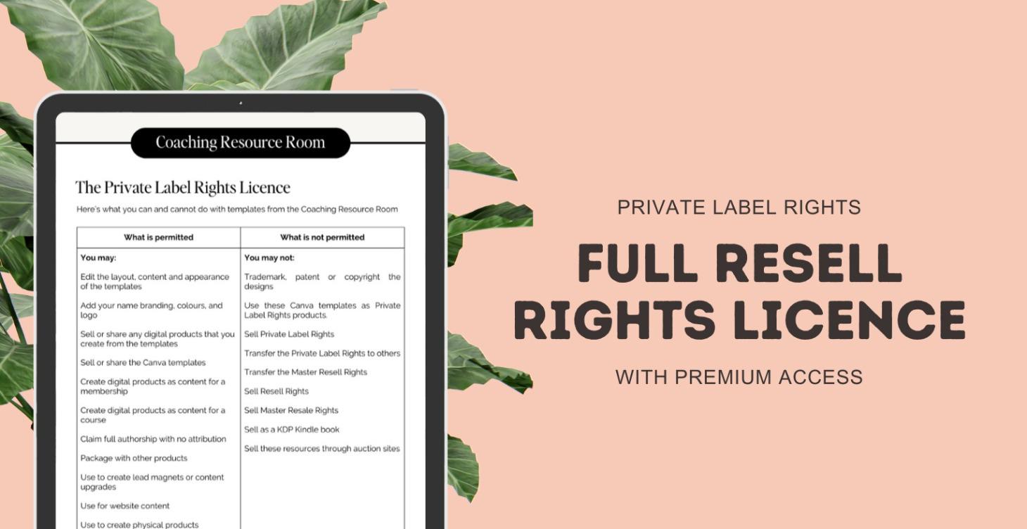 Private Label Rights Licence