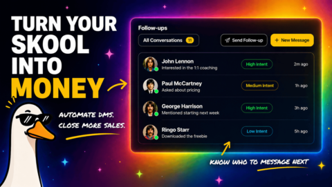 WINGMAN: the Skool CRM 🪿 gallery image